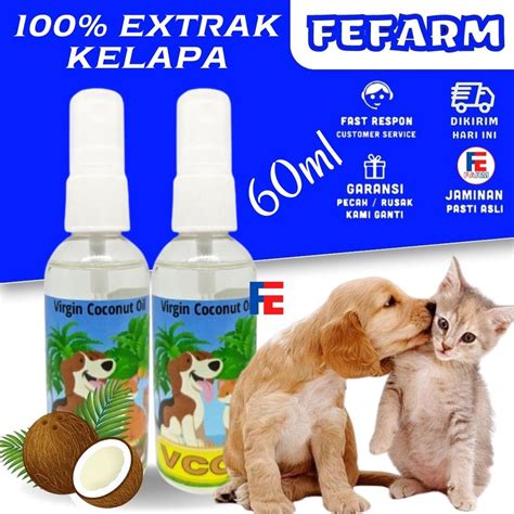 Jual Vco Kucing Ml Virgin Coconut Oil Obat Jamur Scabies Spray Kucing