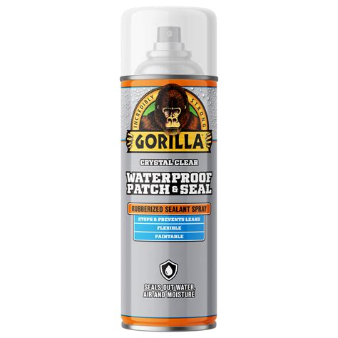 Gorilla Waterproof Patch & Seal Spray Clear | Gorilla Glue