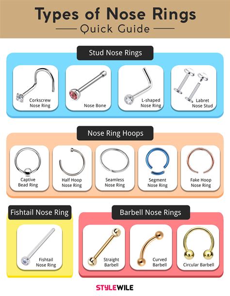 Different Types Of Nose Hoops And How To Put Them In Flash Sales