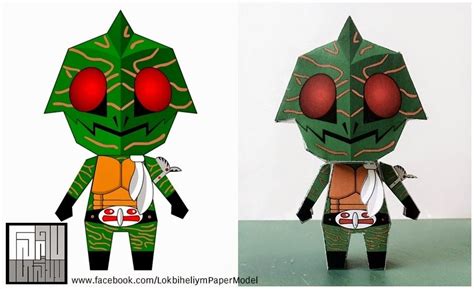 Paperkraft Net Free Papercraft Paper Model Papertoy Kamen Rider