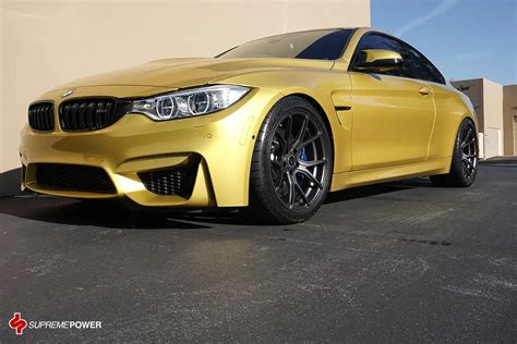 BMW M4 Custom Wheels Vorsteiner V FF103 19x9 5 ET Tire Size 265 35