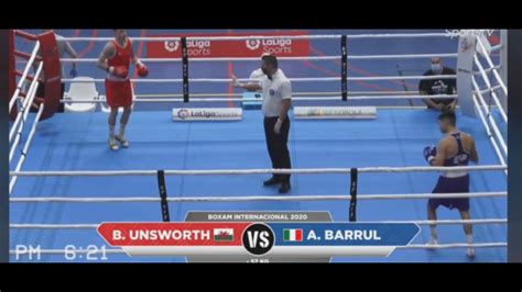 Antonio Barrul Boxeo Boxam Internacional Espa A Vs Gales Youtube