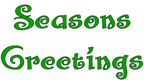 Warmly Greet The Seasons With Season Greetings Pictures