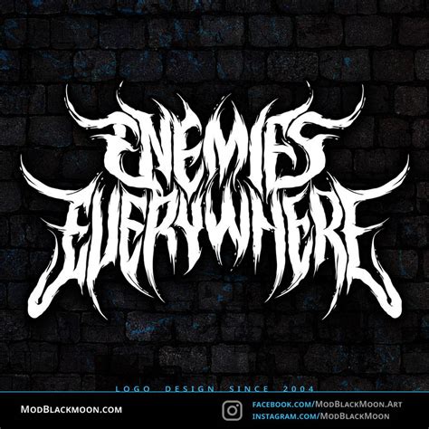 Deathcore Logo Enemies Everywhere By Modblackmoon On Deviantart