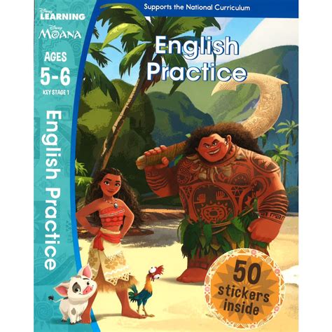 BBW Disney Learning Moana English Practice Ages 5 6 ISBN 9781407164922 Shopee Malaysia