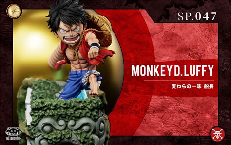 Skypiea Arc Golden Spinning Bomb Luffy Statue | One Piece