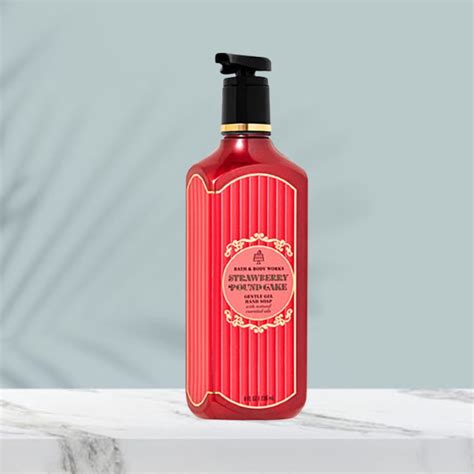 Jual BBW Bath Body Works Gentle Gel Hand Soap Strawberry Pound Cake Ml Shopee Indonesia
