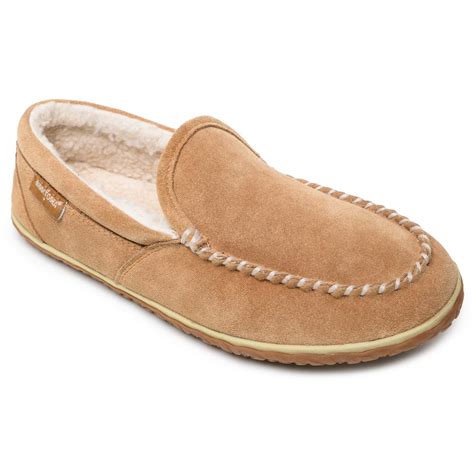 MINNETONKA Men S Tilden Moc Size 13 Cinnamon Suede Slipper 41001 The