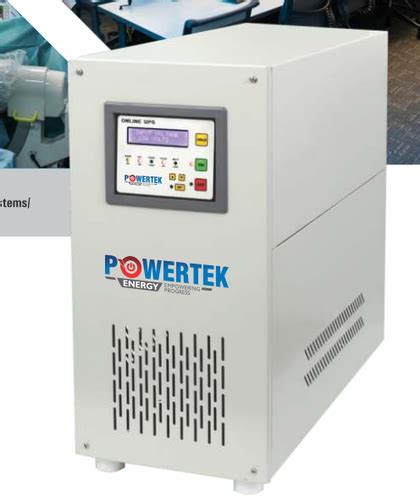 Powertek Single Phase 5KVA IGBT Online UPS System Input Voltage 340 V