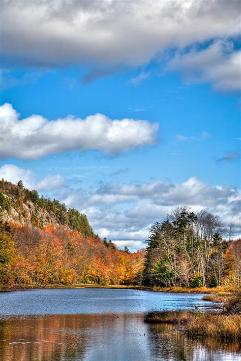 Autumn At Bald Mountain Pond Photograph By David Patterson Fine Art