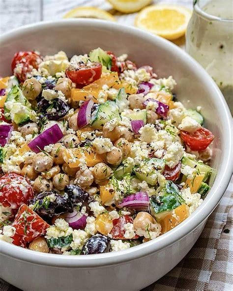 Greek Salad With Homemade Tzatziki A Fresh And Flavorful Duo For Two People’s R Kitchenmagicmix