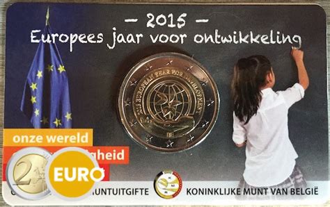 2 Euro Belgien 2015 Entwicklung Stgl Coincard NL 2eurogedenkmunzen De