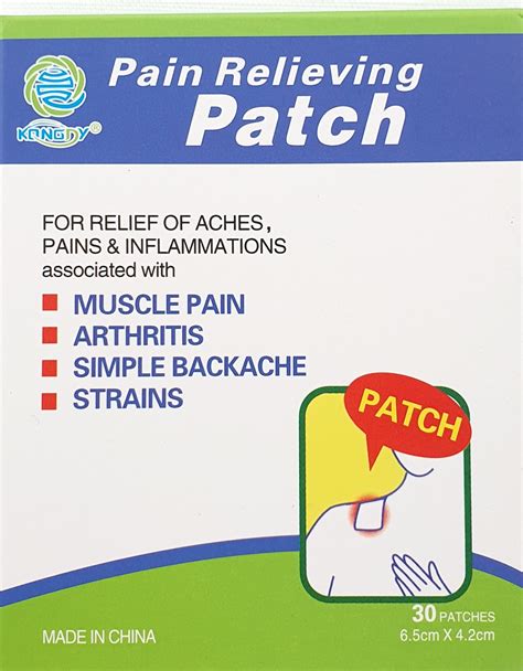 Pain Patch 5 Bags X 6 Pcs 30 Patches