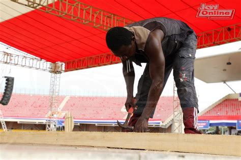 Preparation Ahead Of Npp National Delegates Conference At Accra Sports