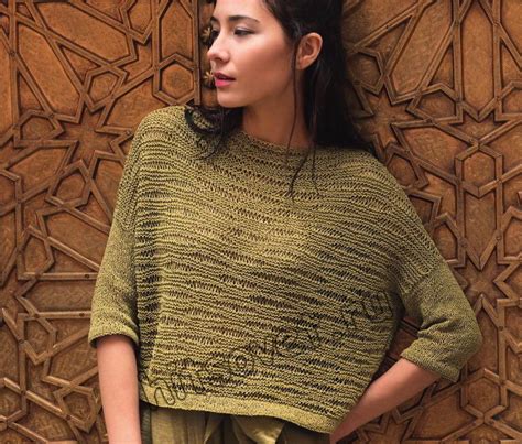 Джемпер волнистым узором - Хитсовет