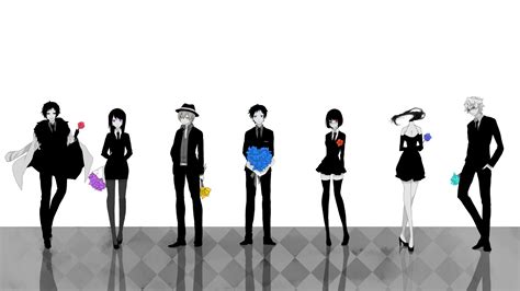 Durarara Hd Wallpaper Stylish Characters In Black And White