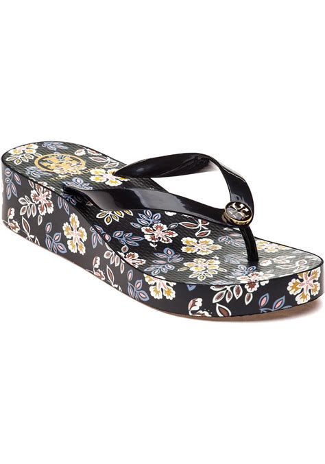 Tory Burch Flip Flops Wedge Tory Burch Cut Out Wedge Flip Flop In