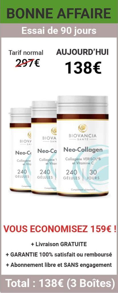 Verisol Avis et Test Tout savoir sur le Neo collagène de Biovancia