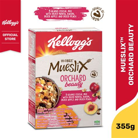 Kellogg's Mueslix Orchard Beauty Cereal 355g | Lazada