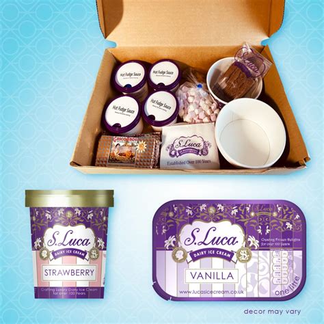Luca S HOT FUDGE SUNDAE DIY Kit S Luca Ice Cream