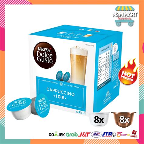 Kopi Nescafe Dolce Gusto Cappuccino Ice Capsule Shopee Indonesia