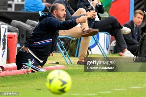 Dejan Stankovic coach of UC Sampdoria during the Serie A football... News Photo - Getty Images