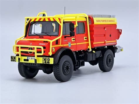 MERCEDES UNIMOG U 5023 Gimaex BMPM Pompier 1 43 Alerte 140 Hexos