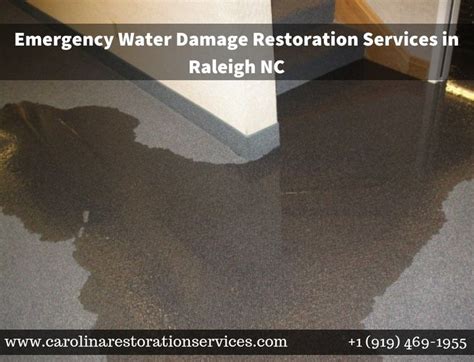 Emergency Water Damage Restoration Services In Raleigh Nc Emergency