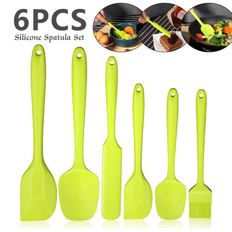 Set Di Spatole In Silicone Antiaderente Da 6 Pezzi Spatola Per Crema