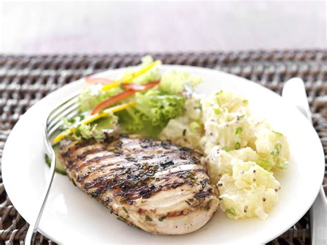 Grilled Chicken With Potato Salad Recipe Eat Smarter Usa