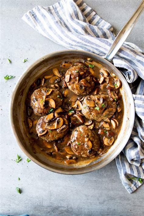 Homemade Salisbury Steak Savory Nothings