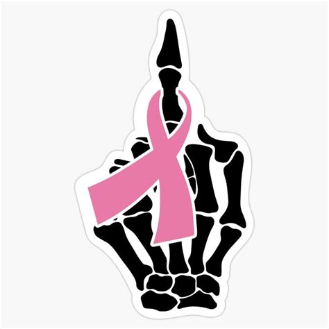 Amazon Fuck Breast Cancer Skeleton Bond Hand Cancer Awareness