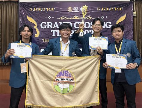 Tim Peternakan Undip Berhasil Raih Juara Pada Lomba Karya Tulis