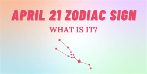 April 21 Zodiac Sign Explained | So Syncd