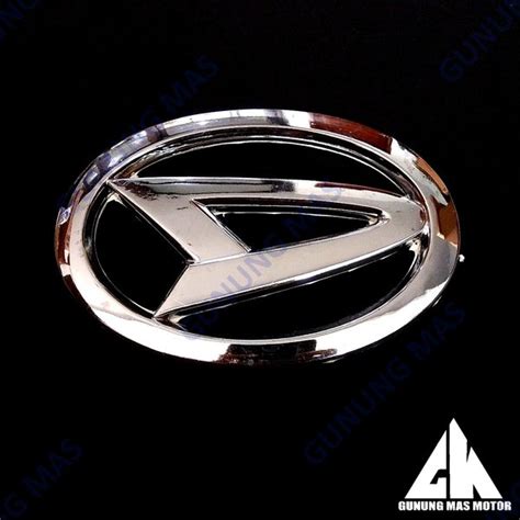 Jual Emblem Logo Tulisan Type D Daihatsu Xenia Grand Max Terios Chrome