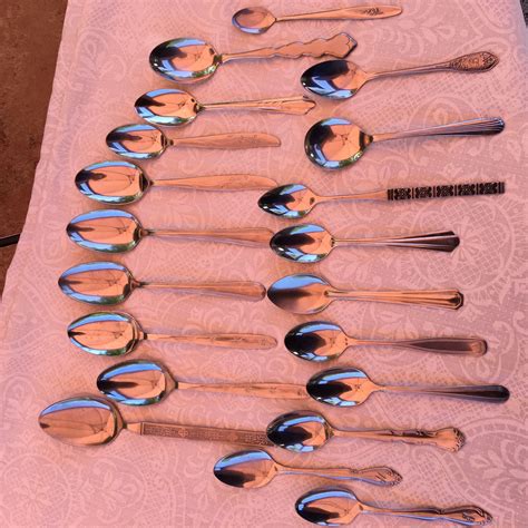 Vintage Stainless Steel Spoons Etsy