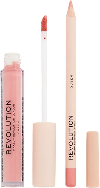 Makeup Revolution Lip Contour Kit Queen Lippen Make Up Set Lipgloss