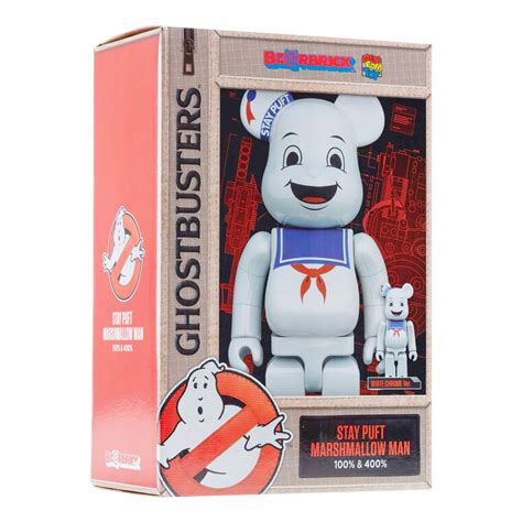 Medicom Toy Berbrick Ghostbusters Stay Puft Marshmallow Man White