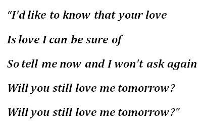 "Will You Love Me Tomorrow?" by Carole King - Song Meanings and Facts