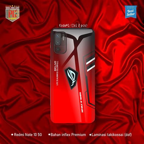 Jual Sticker Skin Redmi Note G Garskin Gadget Motif Gradasi Rog Isi