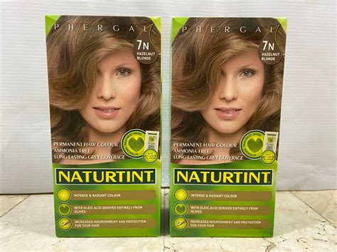2pcs NATURTINT Natural Permanent Hair Color 7N Hazelnut Blonde