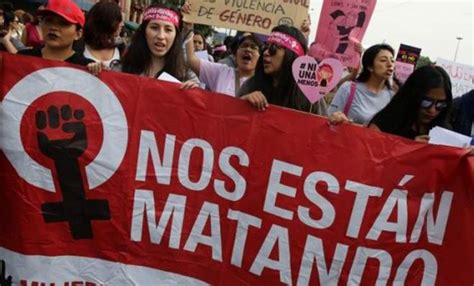 Miles De Personas Se Manifestaron En Perú Contra La Violencia De Género