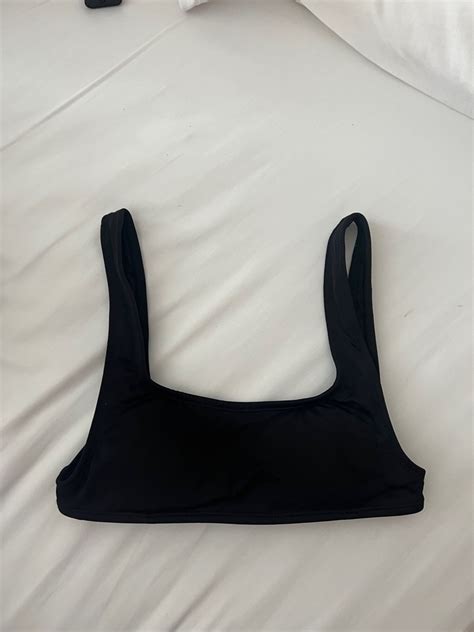 Eighth Mermaid Black Bikini Top Women S Fashion Swimwear Bikinis Swimsuits On Carousell