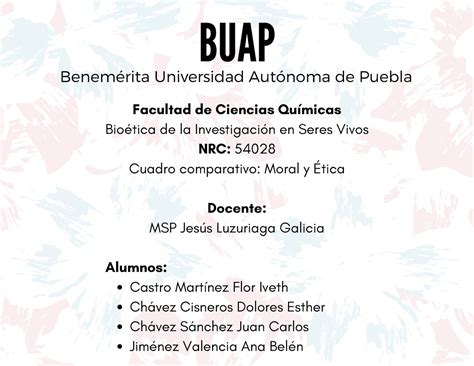 Actividad Moral Y Tica Buap Benem Rita Universidad Aut Noma De