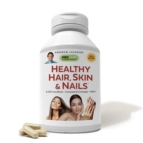 Amazon Andrew Lessman Healthy Hair Skin Nails Capsules