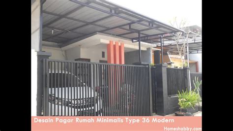 Desain Pagar Rumah Minimalis Type 36 Tampil Lebih Elegan Dan Modern