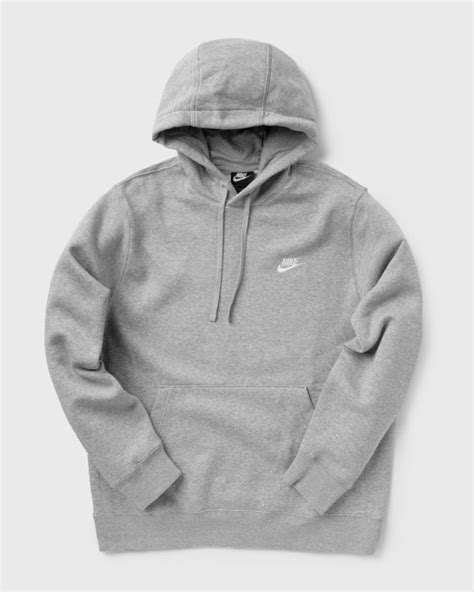 Nike Nsw Club Fleece Hoodie Grey Bstn Store