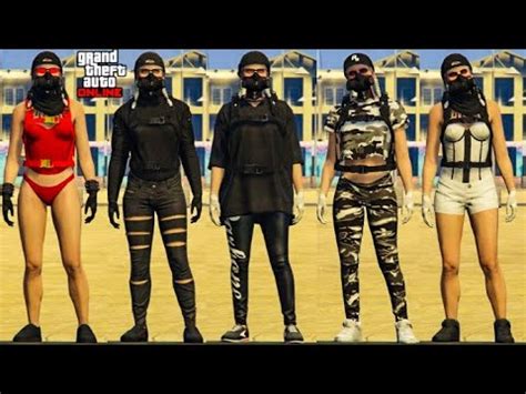 Gta Online Pack De Trajes Feminino Rng Feito Na Sess O Very Easy