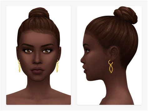 Tinka V2 A Sims 4 Cc Earrings