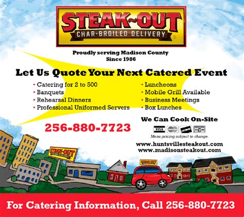 Catering Steak Out Huntsville And Madison Al